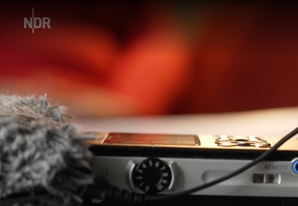 Aufnahmegerät Detailaufnahme